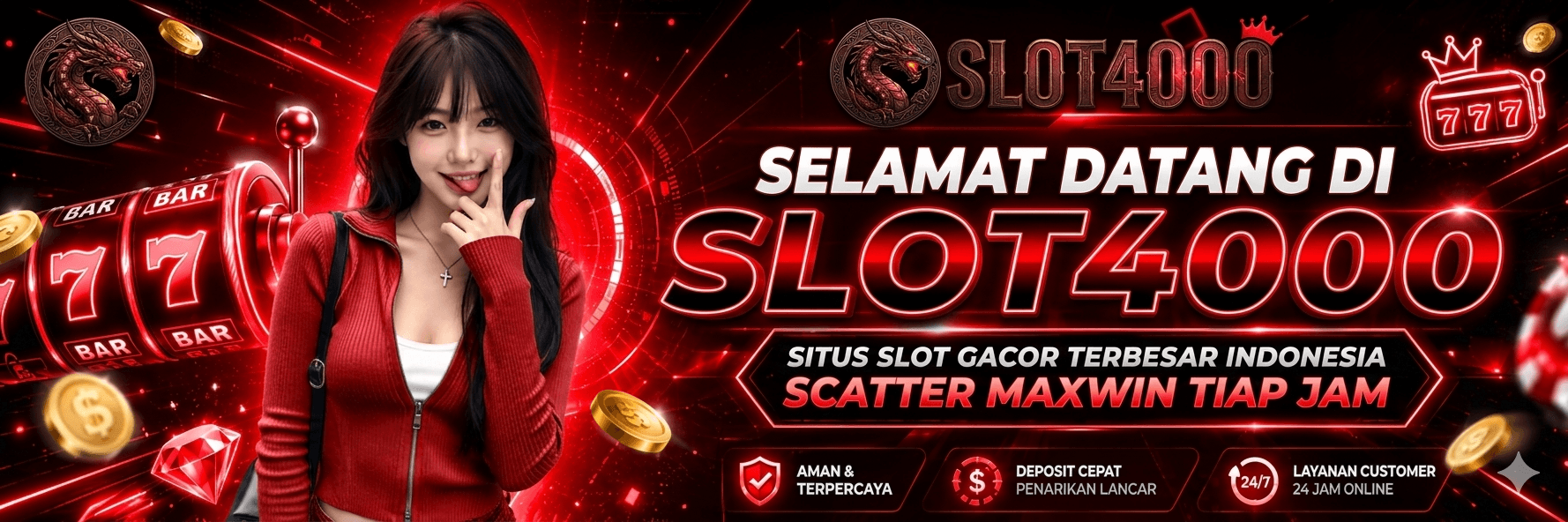 SELAMAT DATANG DI SLOT4000 | SLOT GACOR TERPERCAYA HARI INI GAMPANG MENANG